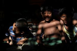 Rohingya refugee children