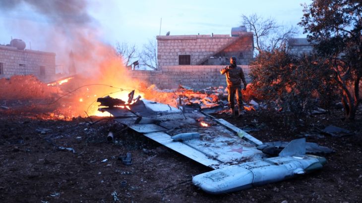Russian plane downed Syria