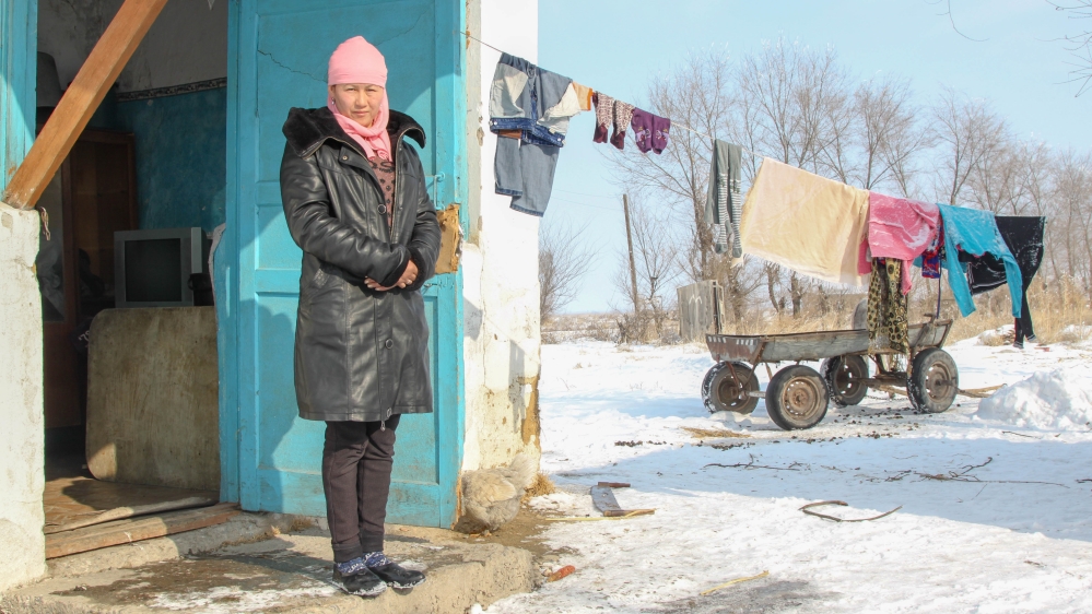 



Elvira Baysakova, 32, considers living outside of Kyrgyzstan to be the only option to support her four children [Nikolay Korzhov/Al Jazeera]



Elvira Baysakova, 32, considers living outside of Kyrgyzstan to be the only option to support her four children [Nikolay Korzhov/Al Jazeera]