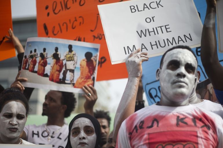 African asylum seekers in Israel protest plan to deport them to third countries