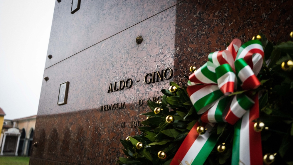 Aldo Cervi, Adelmo's father, was killed along with his six brothers in 1943 [Patrick Strickland/Al Jazeera]