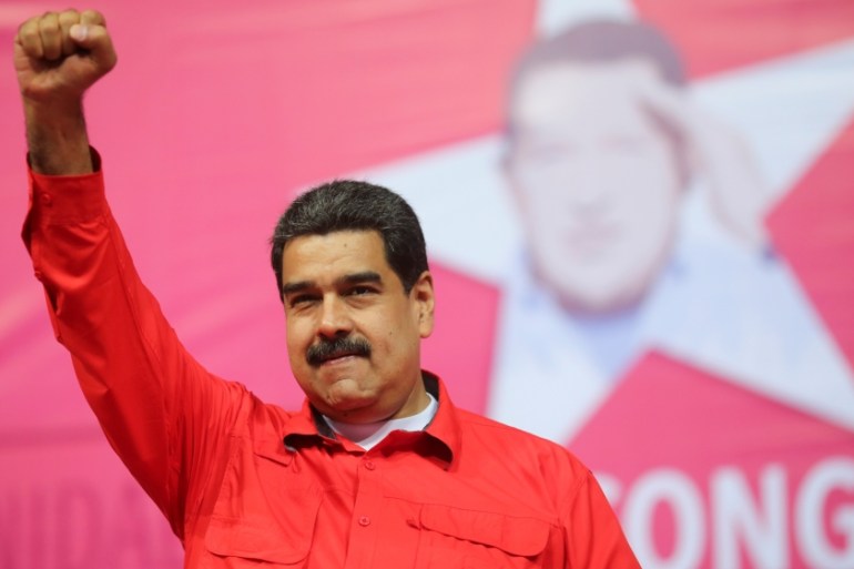 Venezuela''s President Nicolas Maduro gestures during a congress plenary of the Venezuela''s United Socialist Party (PSUV) in Caracas