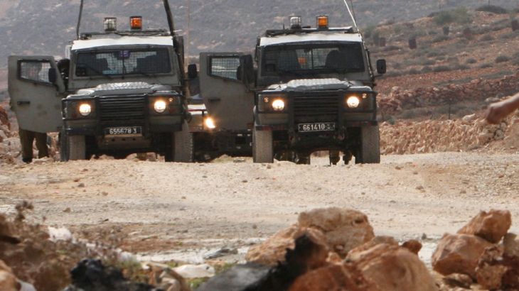 Israeli forces jeep