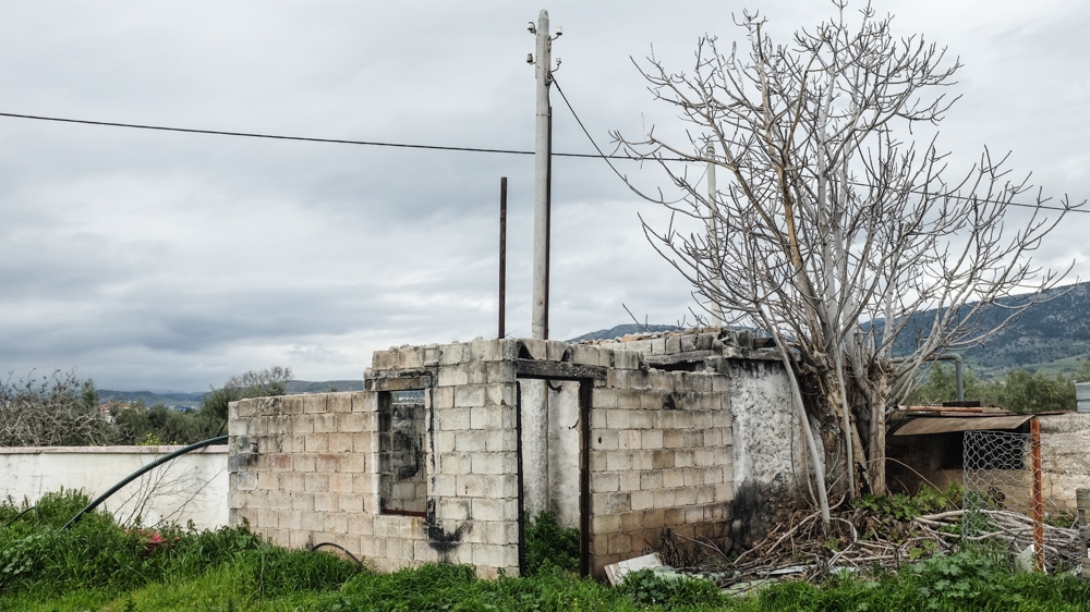 Two Pakistani workers left Goritsa after their home was set ablaze in early 2016 [Nick Paleologos/SOOC/Al Jazeera]