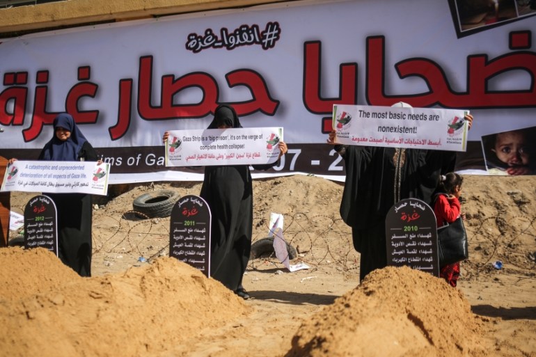 Symbolic funeral held in Gaza