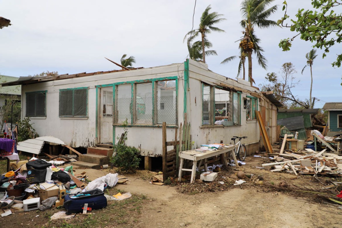 Authorities say that 70% of the population on Tongatapu has been affected by this cyclone. Many families are now dealing with damaged homes and damp possessions after water inundated their home on the