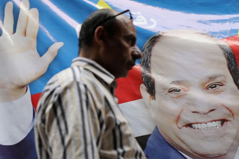 Abdel Fattah el Sisi re election poster