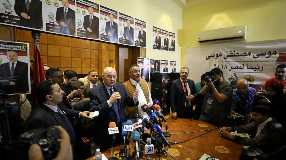 Moussa said if he wins, he would 'seek Sisi's assistance' to run the government [File: Reuters]
