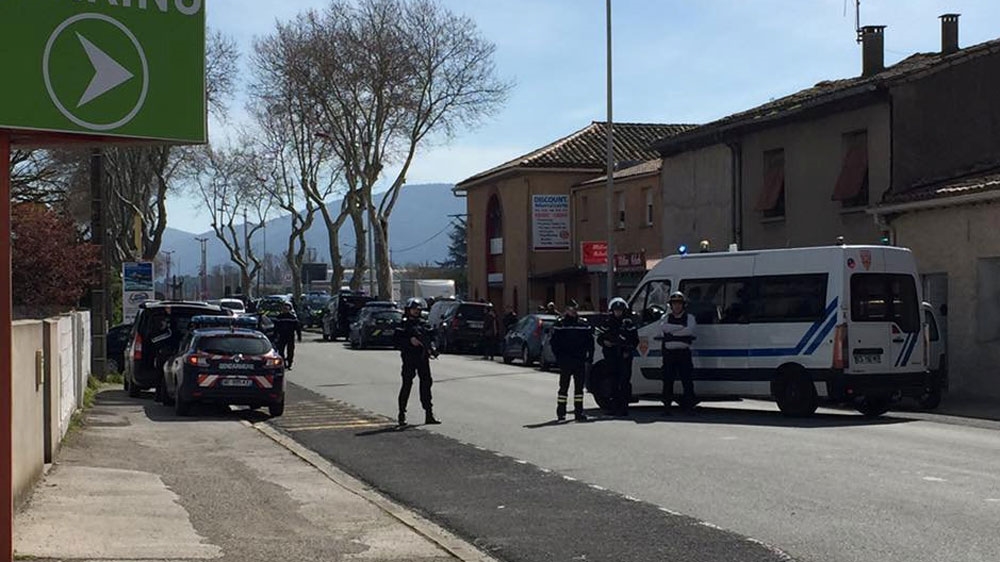  French Prime Minister Edouard Philippe said the incident seemed to be an 'act of terrorism'  [La vie a Trebes/Reuters]
