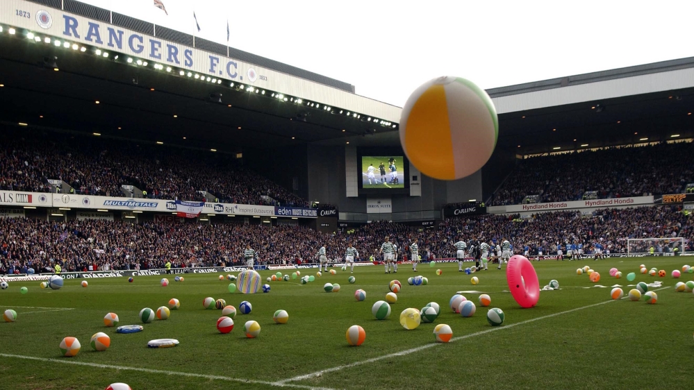 The Old Firm derby marks the pinnacle of Scottish club football [Lee Smith/Action Images/Reuters]