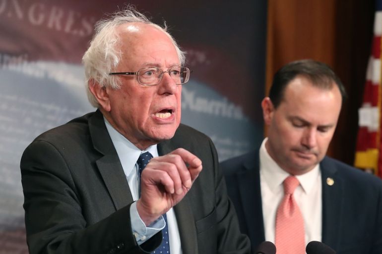 Senator Sanders, Lee, And Murphy Hold News Conference On Removing U.S. Armed Forces From Conflict With Saudi Arabia And Houthis In Yemen