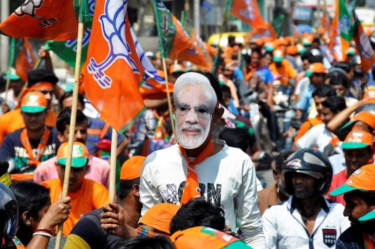 Tripura election victory BJP celebration - Reuters
