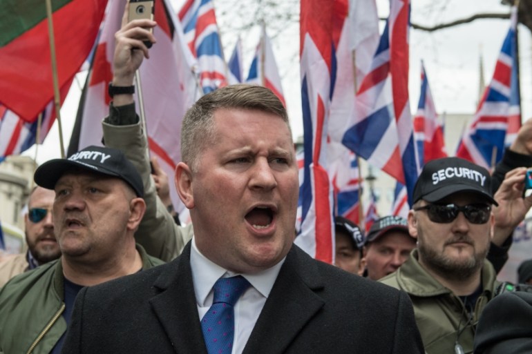 The English Defence League And Britain First March In London
