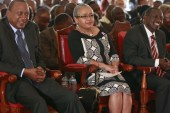 Kenya's First Lady Margaret Kenyatta was in the media spotlight during International Women's Day celebrations in Kenya, writes Wandia Njoya [File photo: Reuters/Thomas Mukoya]