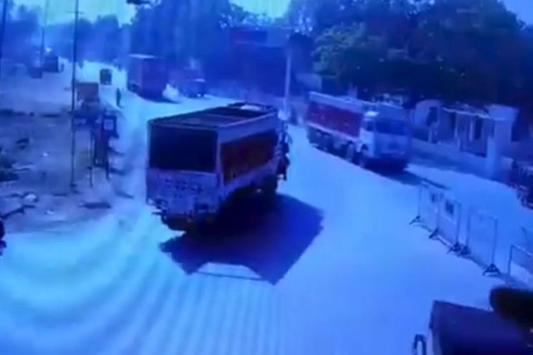 Indian journalist Sandeep Sharma mowed by truck