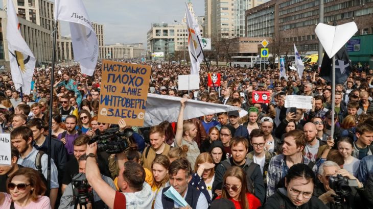 Russia protests Telegram
