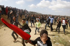 Gaza protests Land Day AP