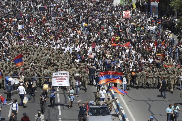 Armenia Yerevan protests