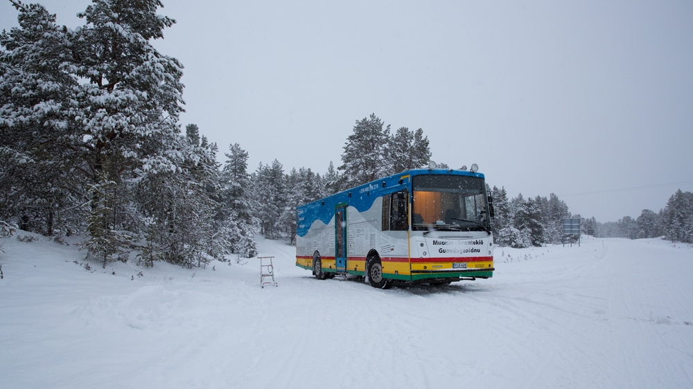 For many in the Finnish and Nordic Arctic Oula's library bus is a lifeline [Saila Huusko/Al Jazeera] 