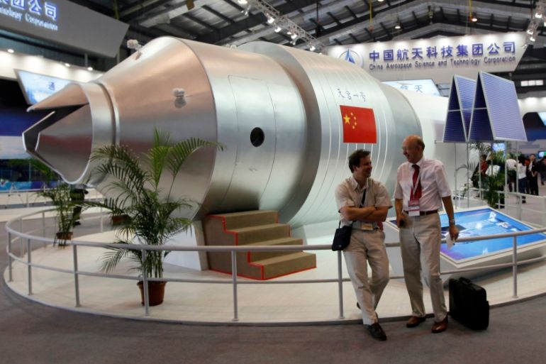 CHINA DEFUNCT SPACE STATION