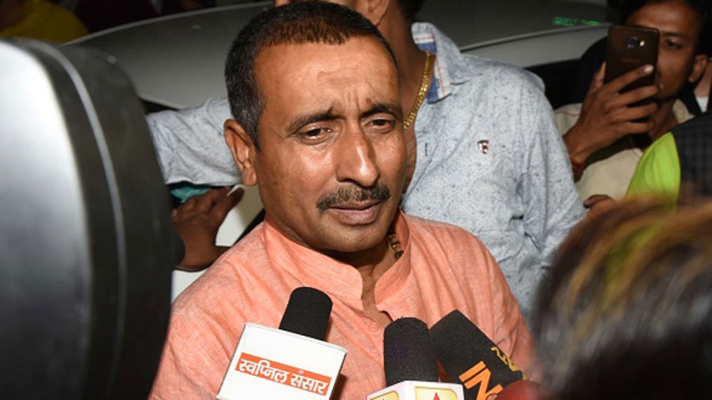 Sengar has dismissed the charges against him as a 'conspiracy' [S Chakraborty/HT/Gallo/Getty]
