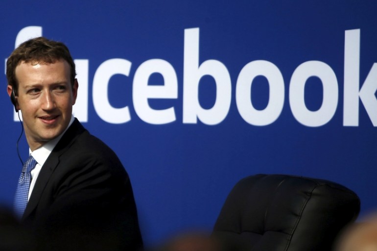 File photo of Facebook CEO Mark Zuckerberg during a town hall at Facebook''s headquarters in Menlo Park, California