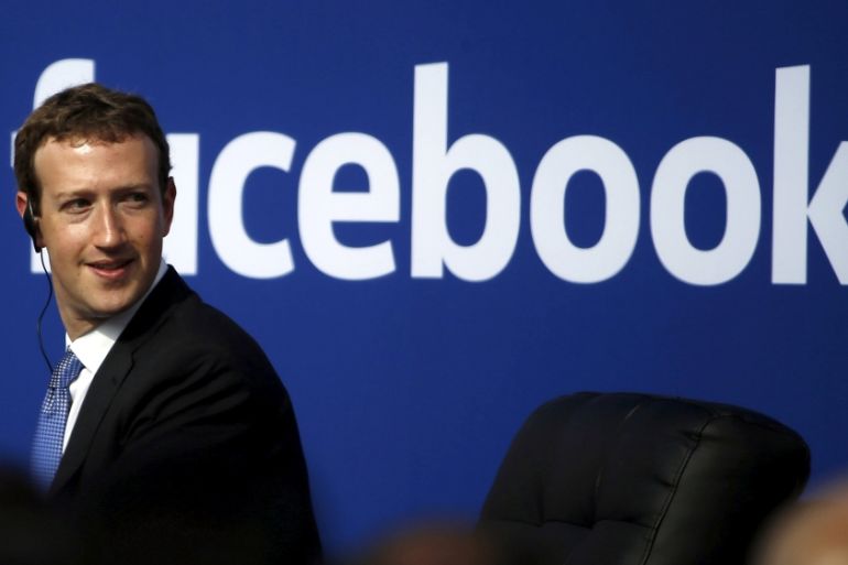 File photo of Facebook CEO Mark Zuckerberg during a town hall at Facebook''s headquarters in Menlo Park, California