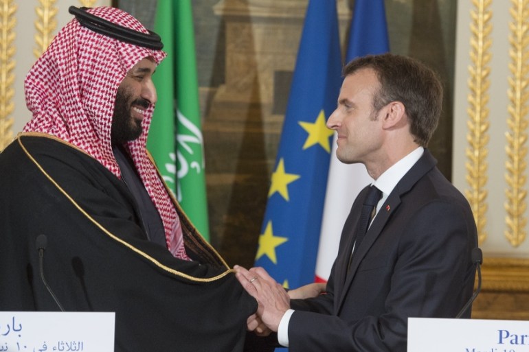 Crown Prince of Saudi Arabia Bin Salman in France