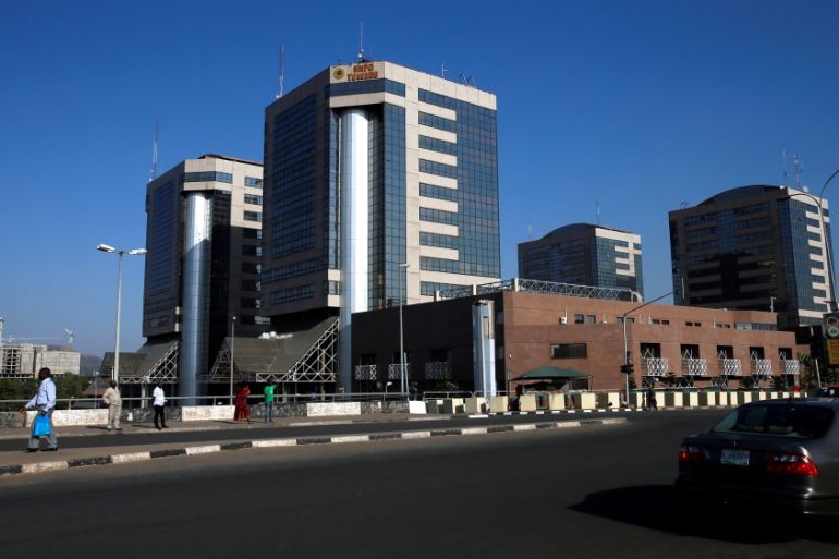 Nigeria National Petroleum Corporation (NNPC) headquarters are seen in Abuja