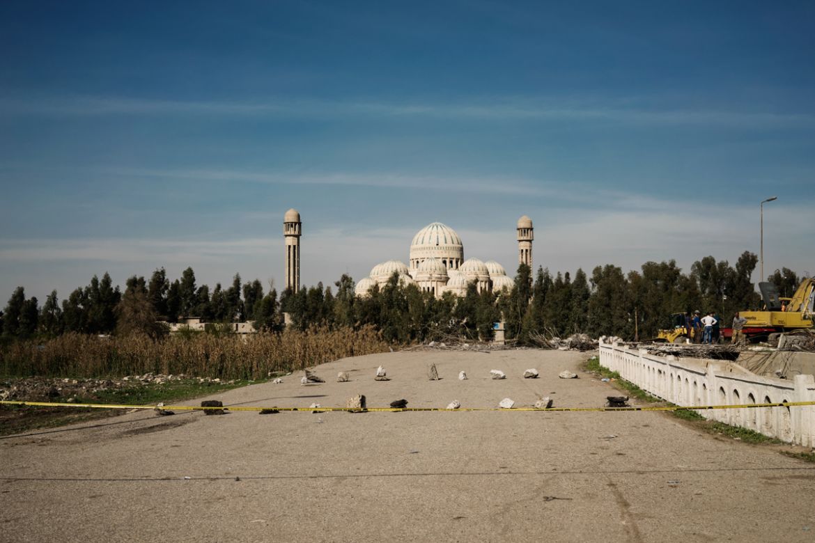 Saddam’s mosque in Mosul has never been finished and fortunately has not been damaged.