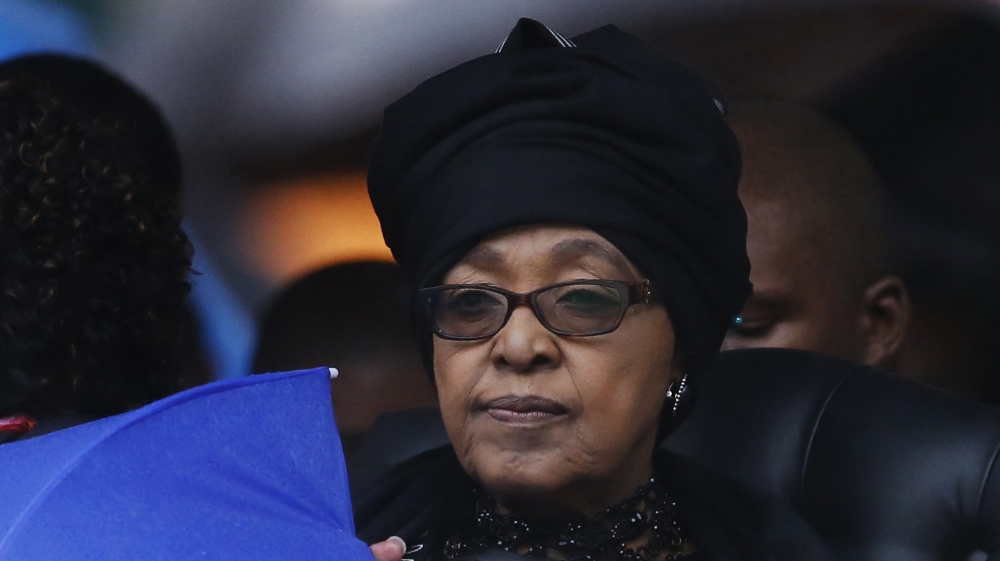 Winnie Mandela kept Nelson Mandela's surname despite their 1996 divorce [AP]
