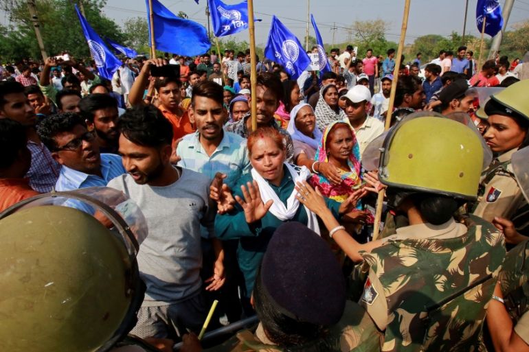 India Dalit protests