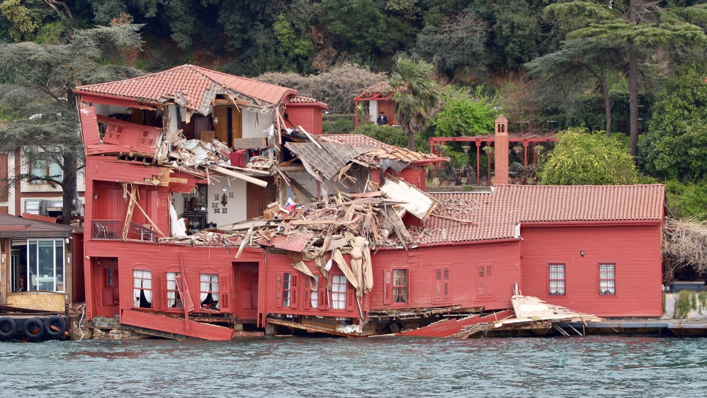 The Hekimbasi Salih Efendi Mansion has stood on the shores of the Bosphorus Strait since the 18th century [Reuters]