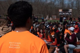 US students stage class walkout to demand tougher gun laws
