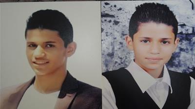 Omar and Ayham are among more than 350 Palestinian children in Israeli lockup [Shatha Hammad/Al Jazeera]