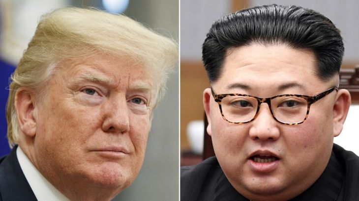 Trump is scheduled to meet Kim Jong-un in Singapore on June 12 [Evan Vucci/AP]