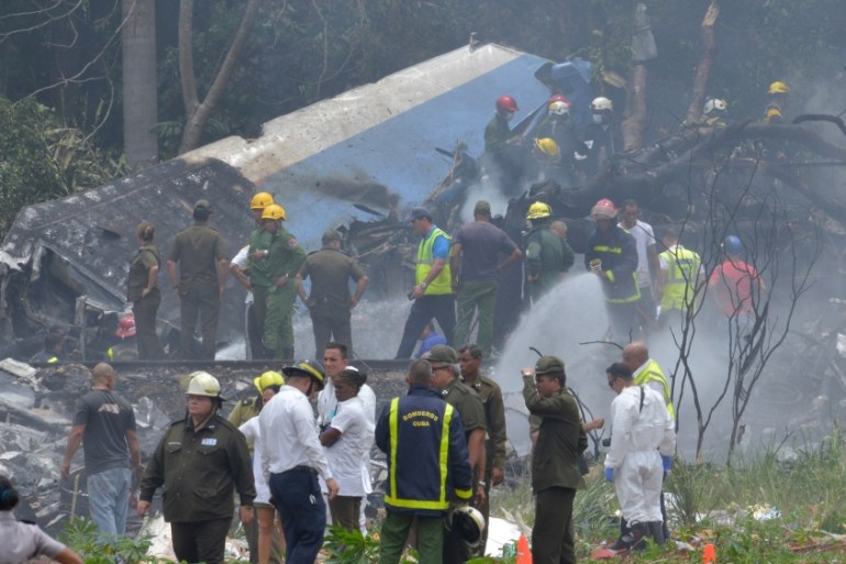 Cuba passenger plane crash
