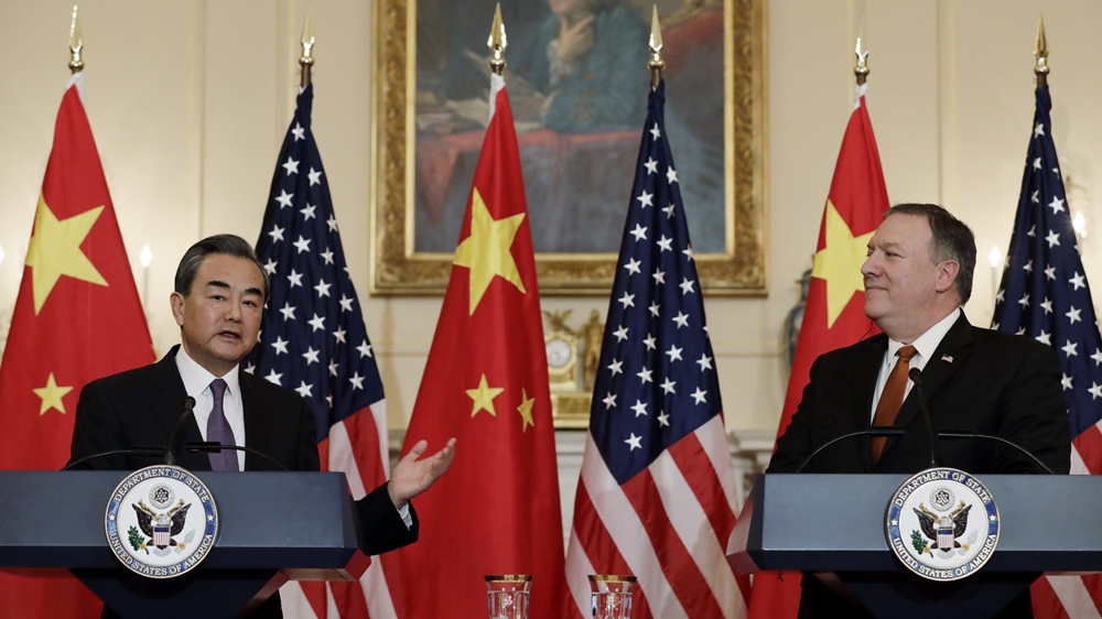 On Wednesday, China's foreign minister visited the US to discuss the Trump-Kim summit [Reuters]