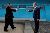 Last month, Kim Jong-un became the first North Korean leader to visit South Korea since the 1953 armistice between the two countries [Reuters]