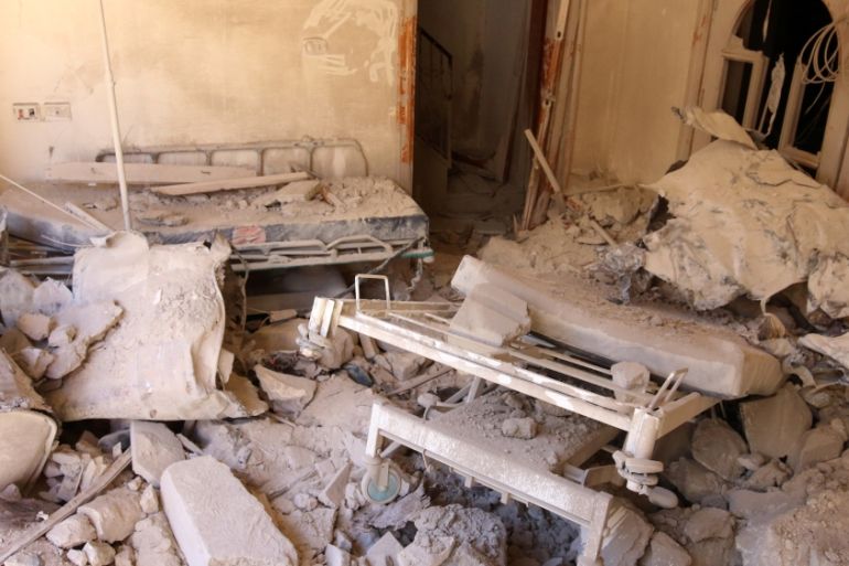Syria hit field hospital Reuters