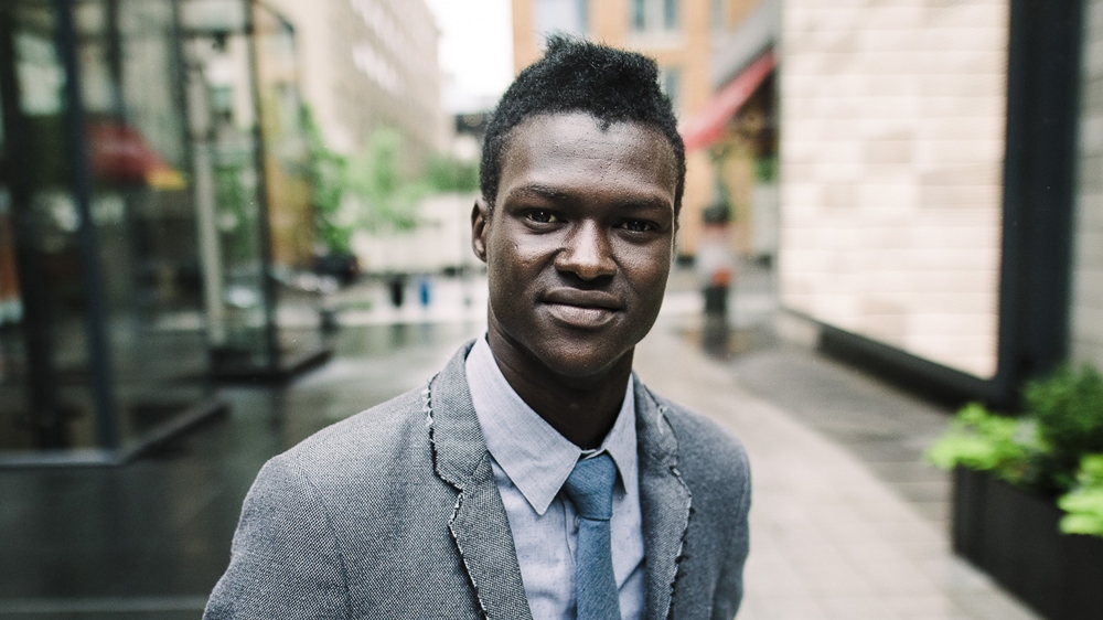 Lual Mayen, South Sudanese refugee, now based in Washington, DC [Mark Mackoviak/Al Jazeera]