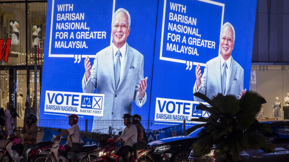 Barisan Nasional and its leader Najib have been dogged by a massive corruption scandal [Ulet Ifansasti/Getty Images]