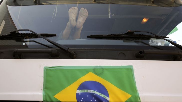 BRAZIL TRUCKERS PROTEST