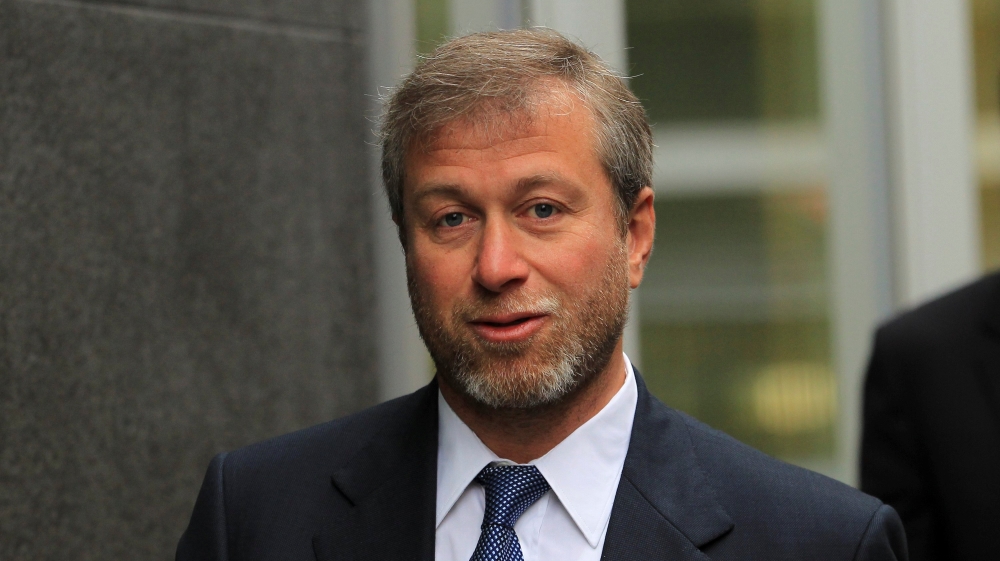 Il miliardario russo e proprietario della squadra di calcio del Chelsea Roman Abramovich arriva al Commercial Court di Londra