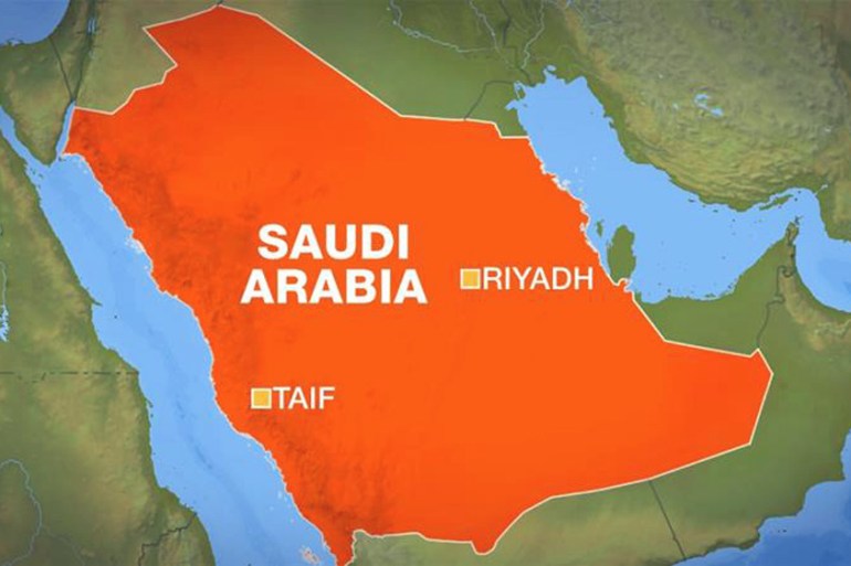 Saudi Taif map