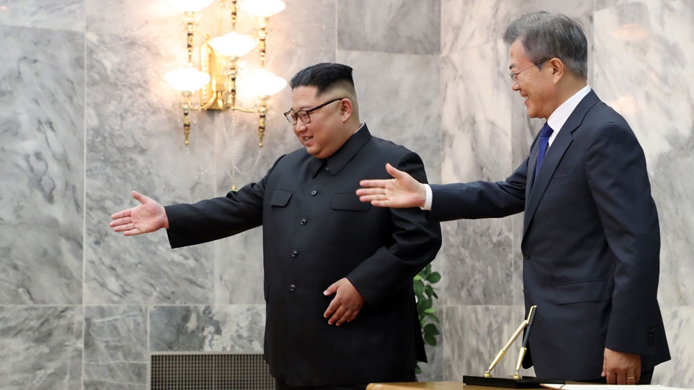 Moon and Kim met in April and May paving the way for the Trump-Kim summit in June [EPA]