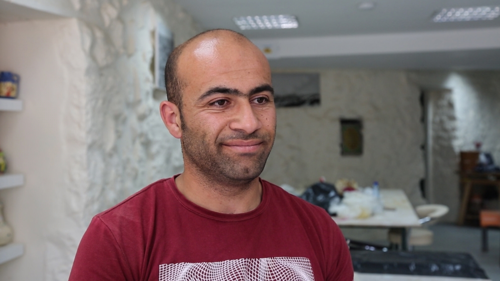Adam Hamayel, 28, ceramic art teacher [Showkat Shafi/Al Jazeera] 