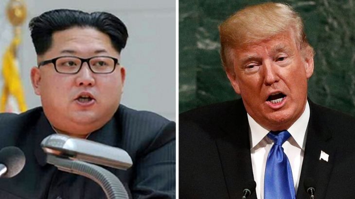 Donald Trump/Kim Jong-un split screen - CTC FULL