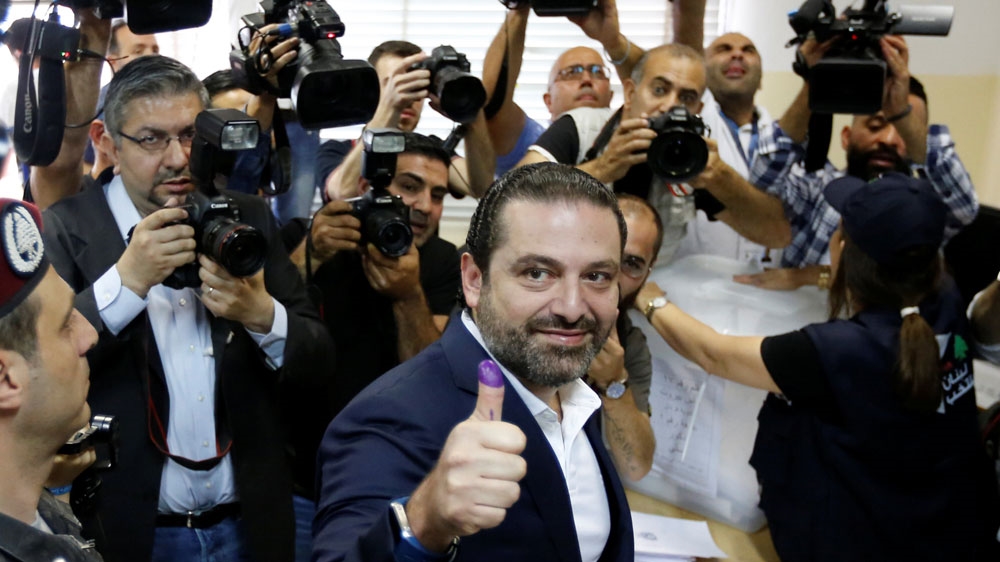 The biggest loser in Sunday's vote was Hariri's Future Movement [Jamal Saidi/Reuters]