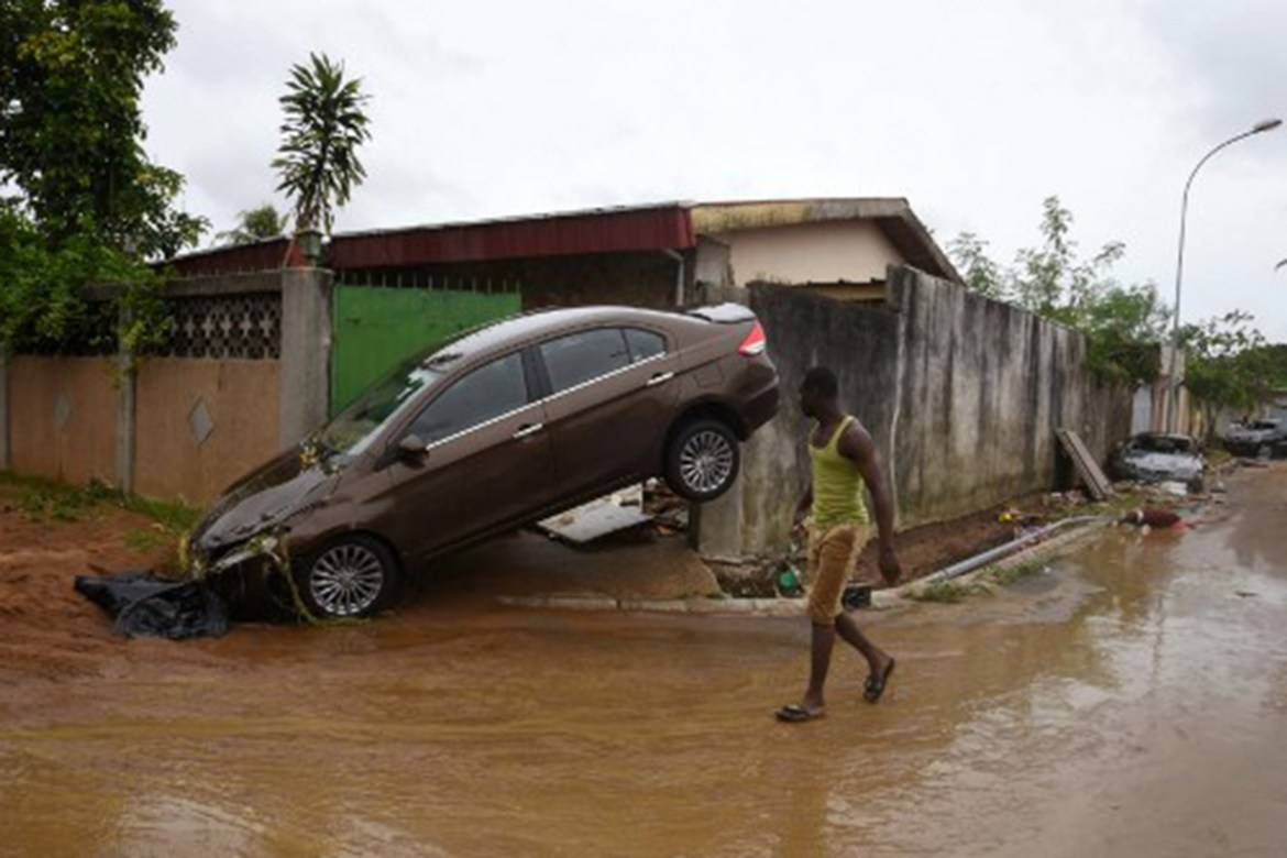 Ivory Coast Flooding Aftermath of flooding in Abidjan